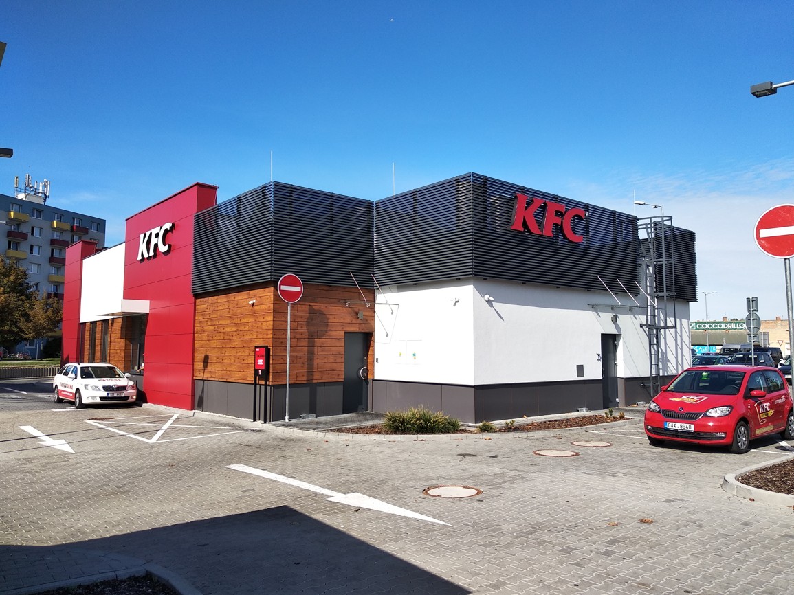 Novostavba restaurace KFC včetně inženýrských objektů v Uherském Hradišti